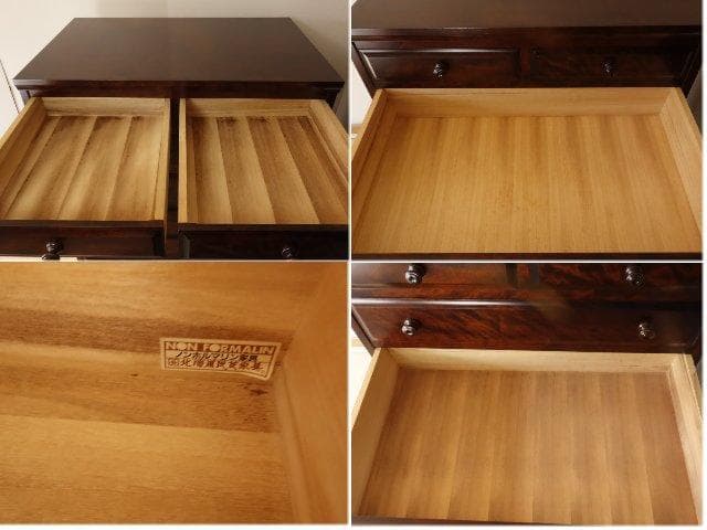 北海道民芸家具　整理タンス　チェスト　再塗装済　ＵＳＥＤ