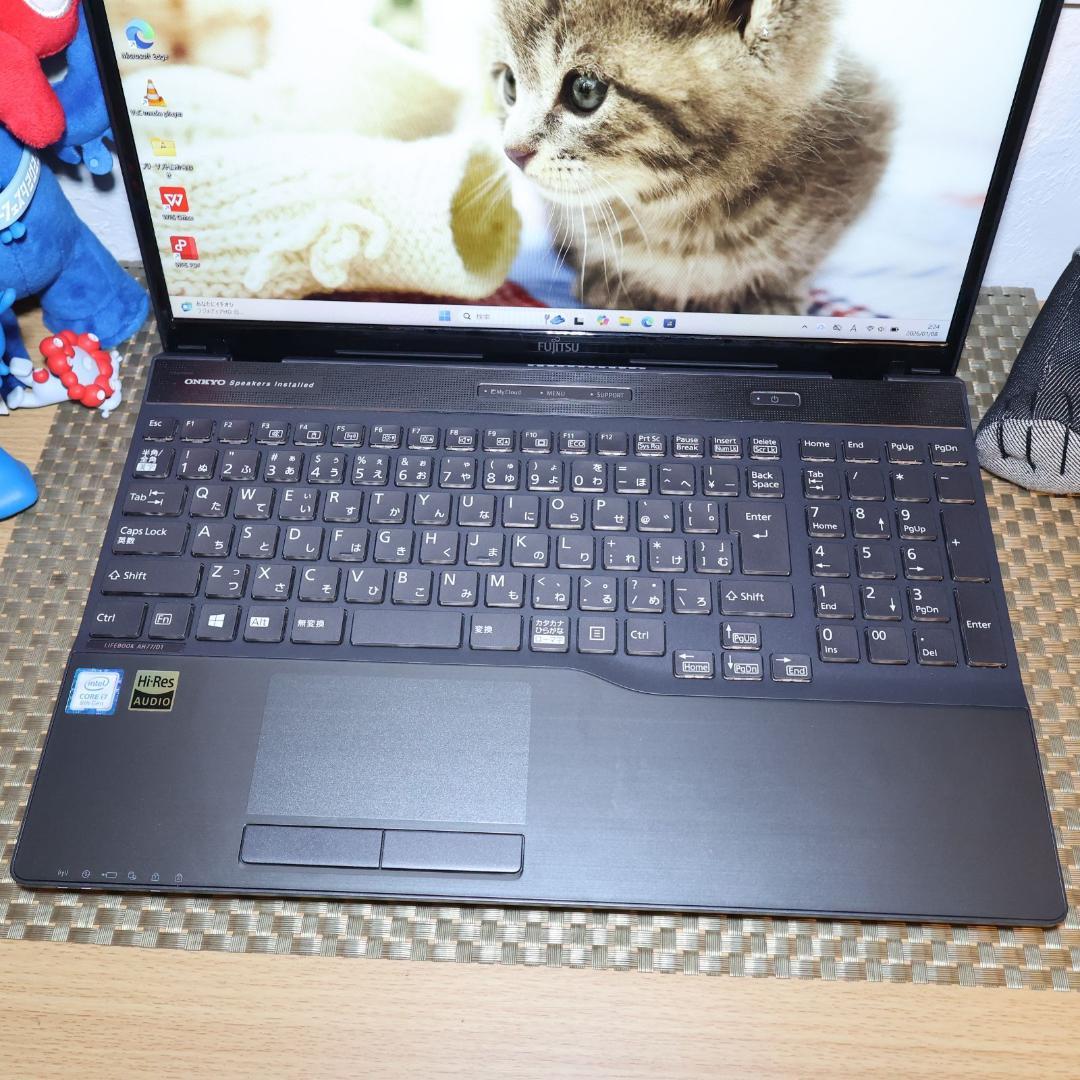 特価品！Win11公式対応i7/メ8G/SSD/BD/無線/カメラ/TypeC