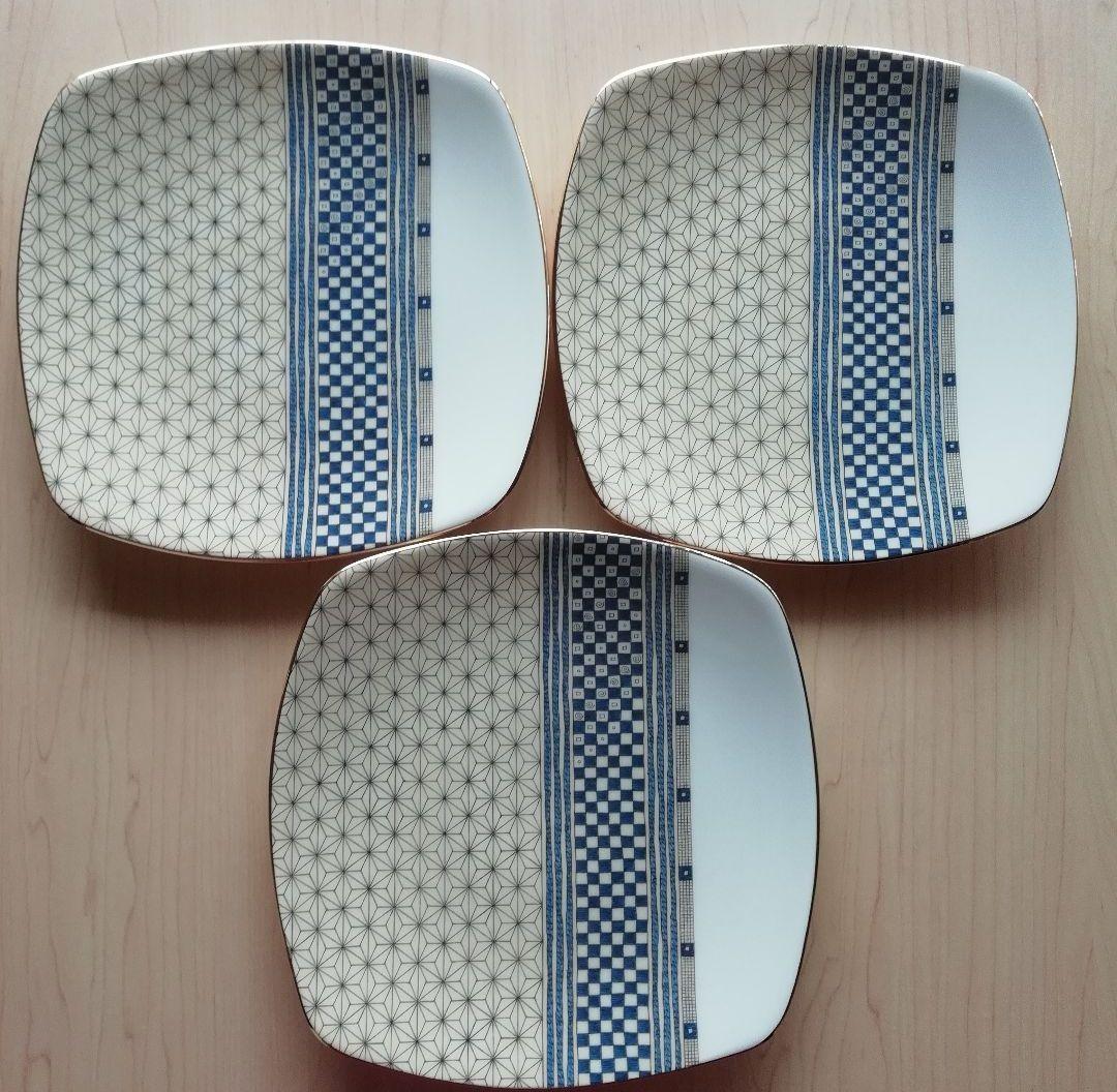  ウェッジウッド サムライ スクエアプレート 5枚