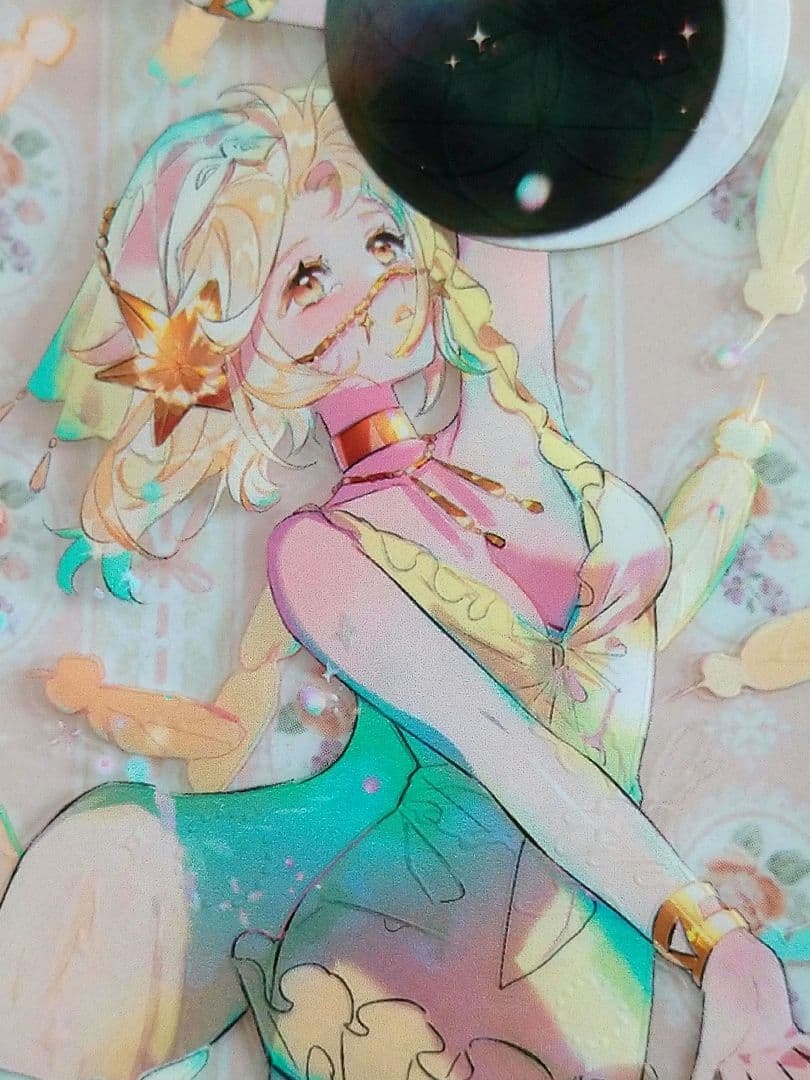 J741辉夜姬(水晶)喵啪叽切り売り海外人物マステ女の子