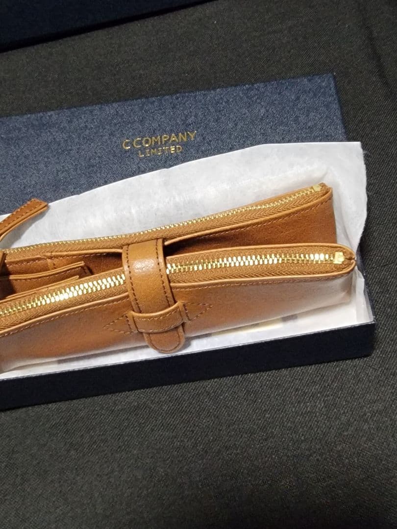【限定品・新品】ルポペンケース カスールブラウン Cカンパニー 本革 筆箱