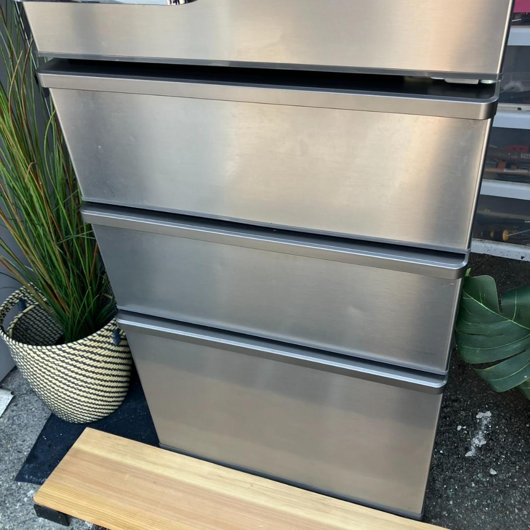 【福岡市 市内近郊限定】355L 良品 分解洗浄済み AQUA 冷蔵庫 2018