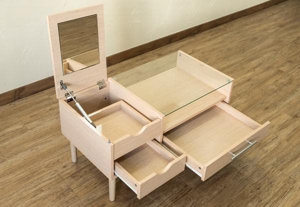 【新品・送料無料】Altona　テーブルドレッサー　DBR/NA/WH