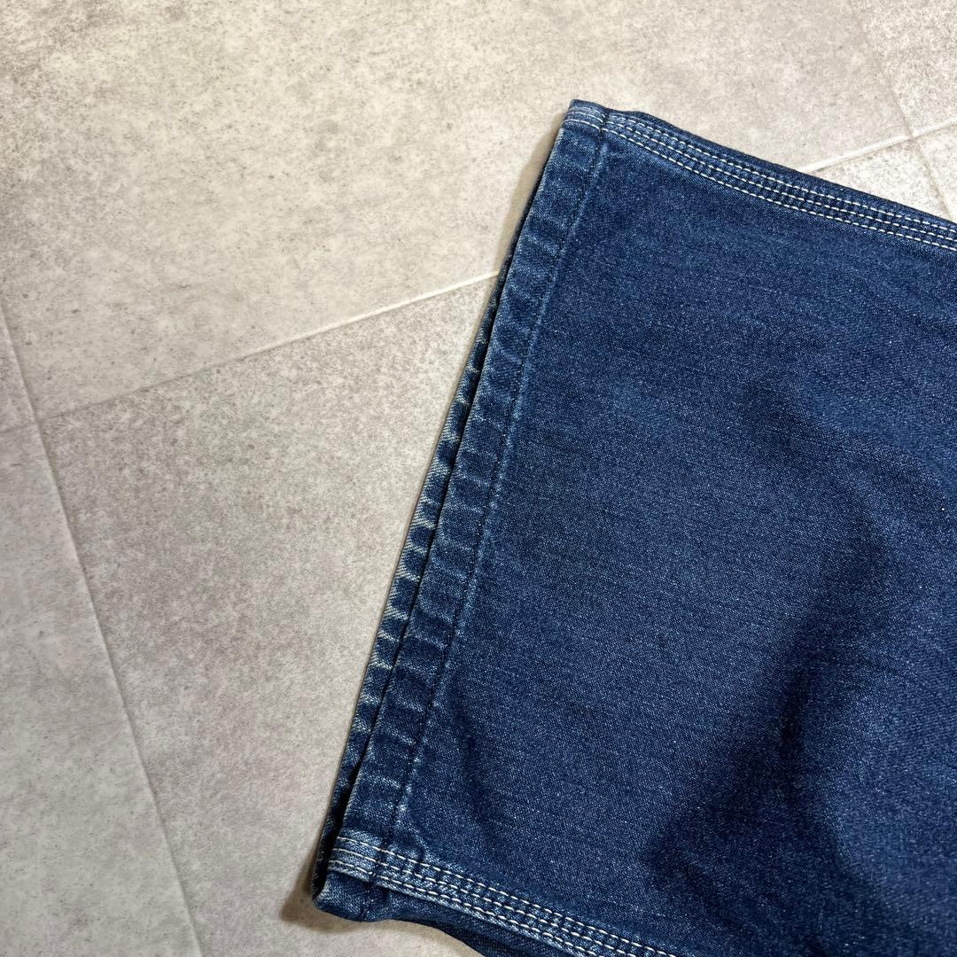 90s LEE リー オーバーオール デニム 濃紺 32 33 ルーズ