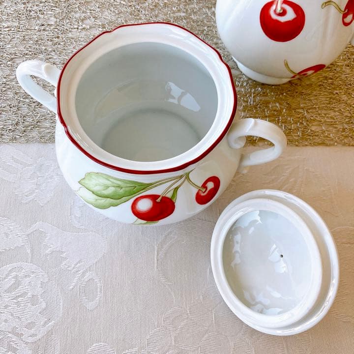 希少❤️未使用❤️リチャードジノリ❤️アンティコチェリー❤️クリーマー＆シュガーポット