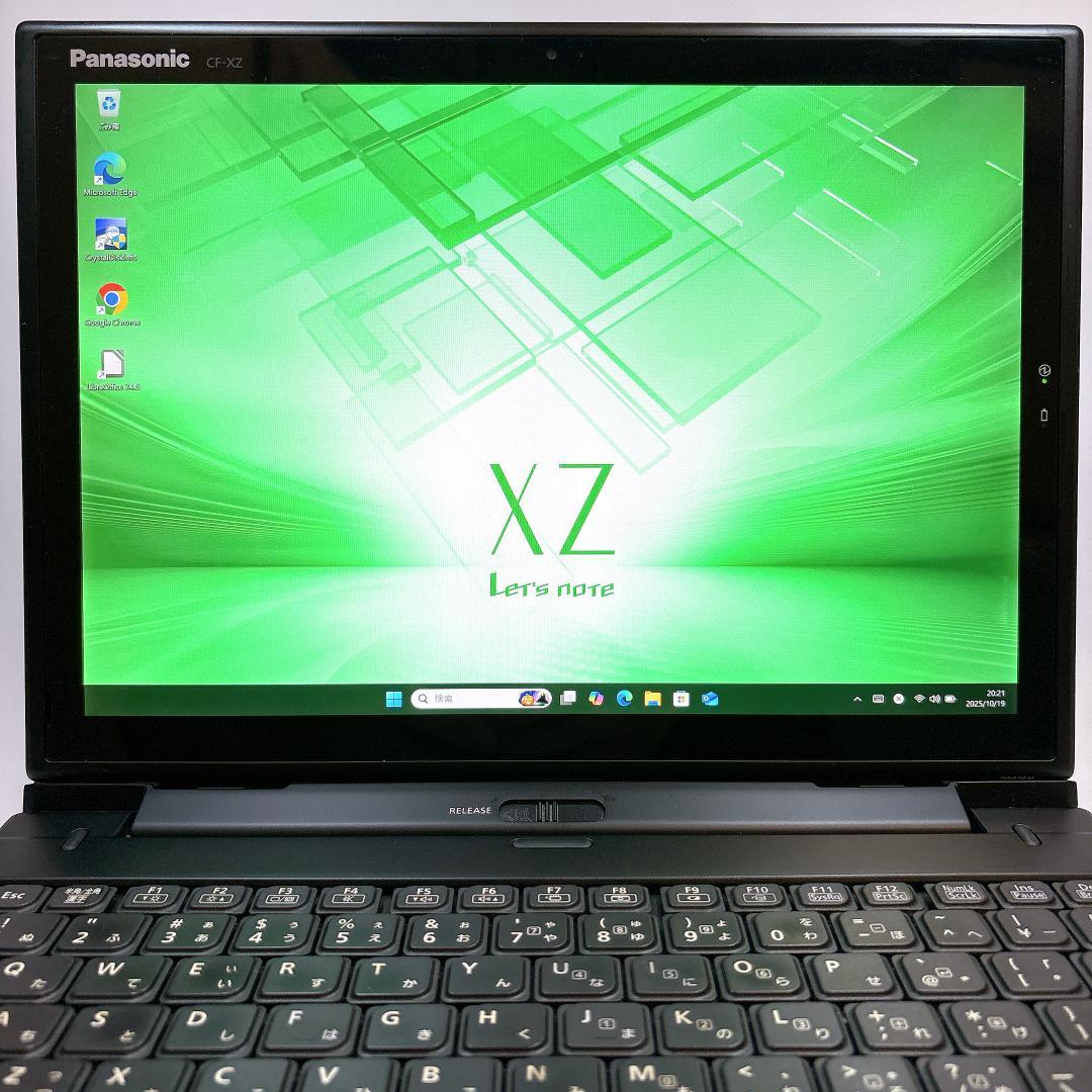 ★希少ブラック★ 2in1 タッチパネル レッツノート CF-XZ6 877