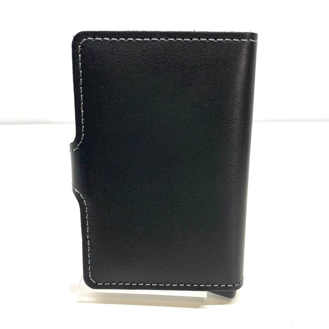 ☆新品未使用☆シークリッドセクリッド　ミニウォレット折り財布サフィアーノブラック
