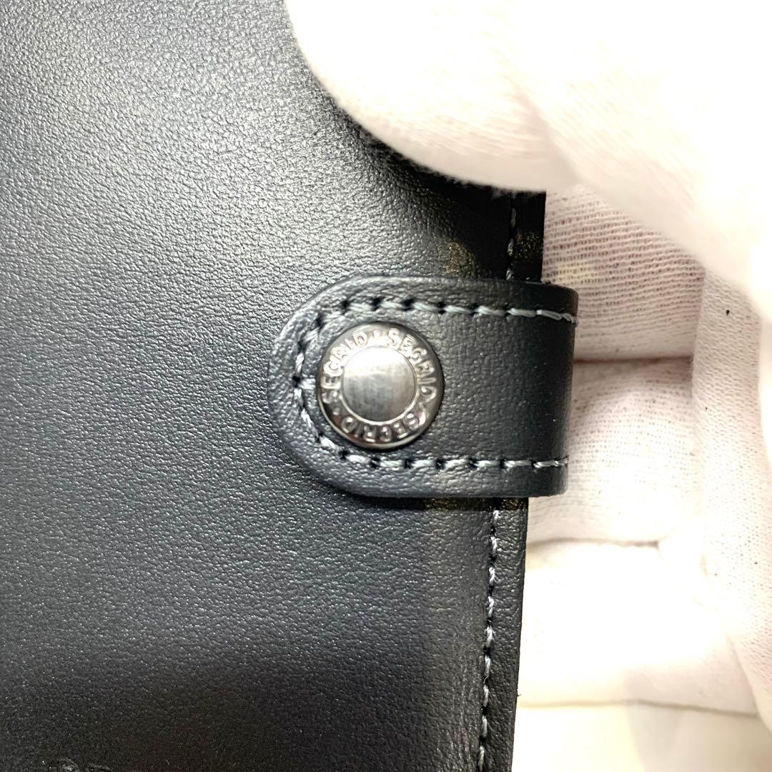 ☆新品未使用☆シークリッドセクリッド　ミニウォレット折り財布サフィアーノブラック