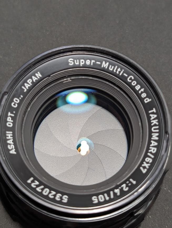 PENTAX SMC TAKUMAR 6x7 67 105mm F/2.4 中判