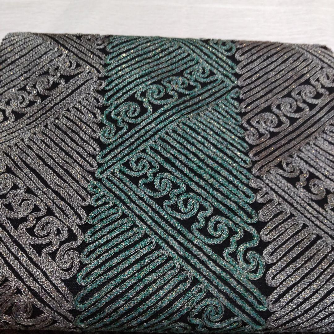 花花　正絹　無月の全通袋帯