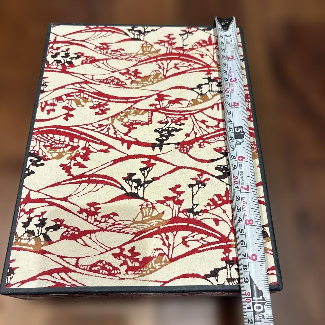 【桂樹舎⭐︎ B5文庫箱】手漉き和紙　型染　民藝　伝統工芸　芹沢銈介　富山県八尾町