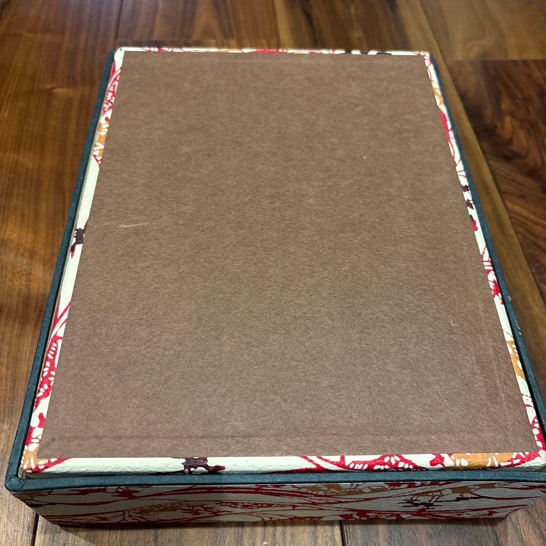 【桂樹舎⭐︎ B5文庫箱】手漉き和紙　型染　民藝　伝統工芸　芹沢銈介　富山県八尾町