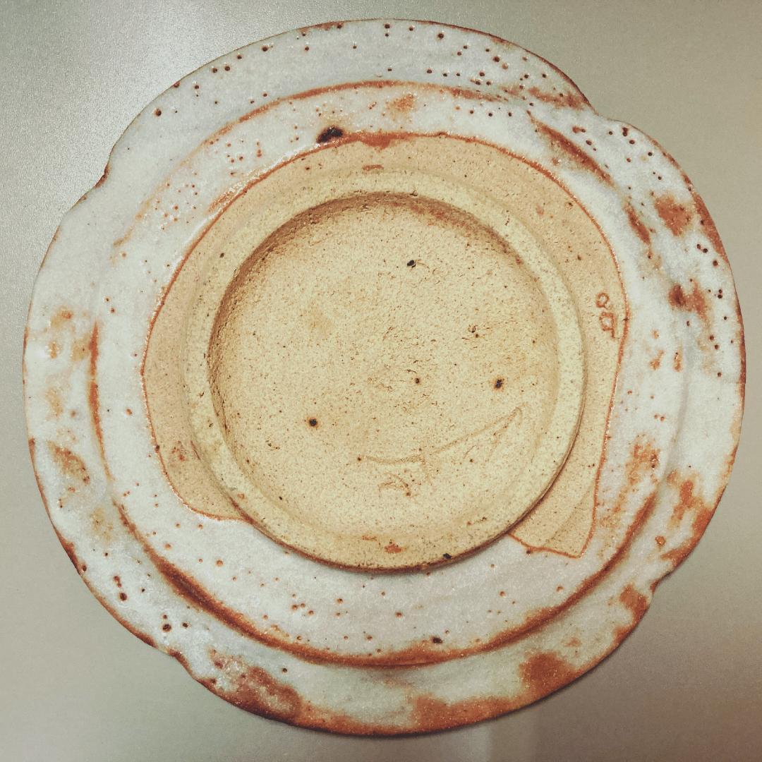 【値下げ】【真正保証】 奥磯太覚 志野 皿 10客