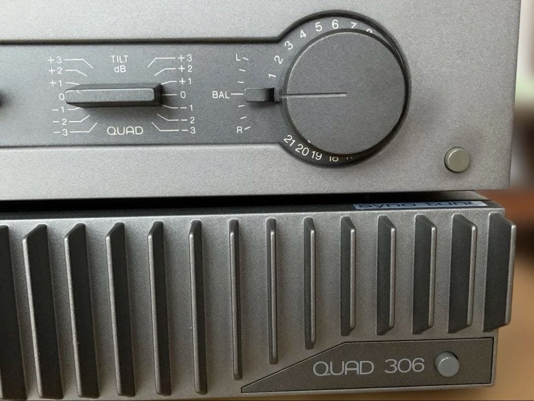 QUAD34コントロールアンプ／306パワーアンプ セット