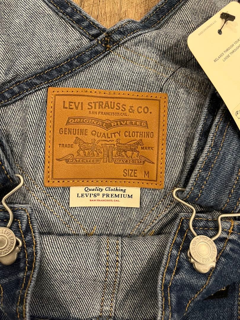 新品 Levi's プレミアム リーバイス オーバーオール BIG E ビッグE