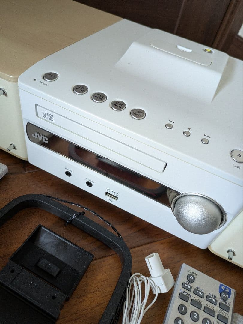 JVC 日本ビクター ウッドコーンコンポ CA−EXS1−M