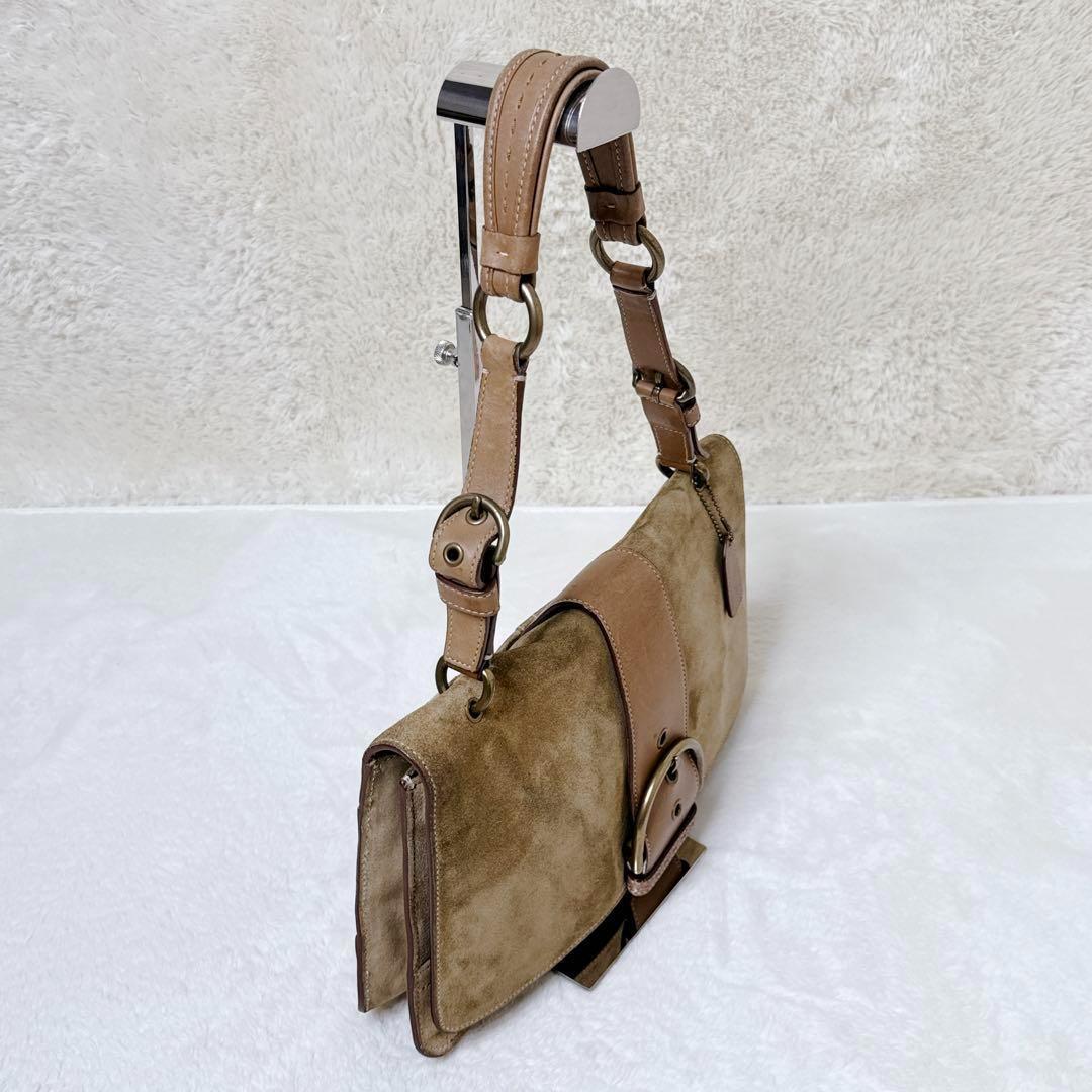 バッグ COACH Soho Suede Shoulder Accessory Bag