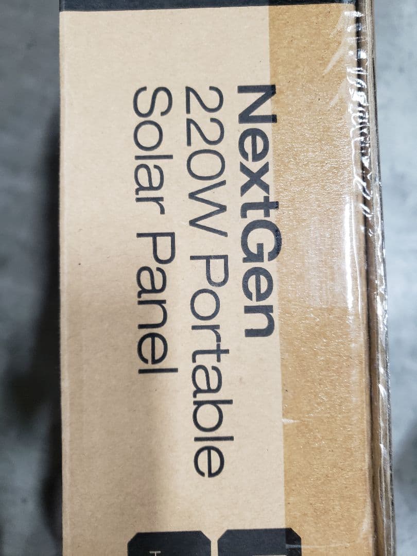 EcoFlow 220W片面ソーラーパネルGen2 ソーラーチャージャー