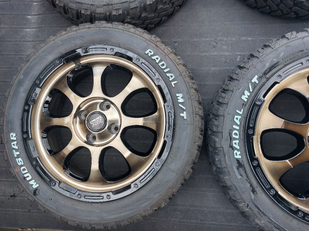 発送しません！クロスビー用 マッドスターMT 175/60R16+ホイールセット