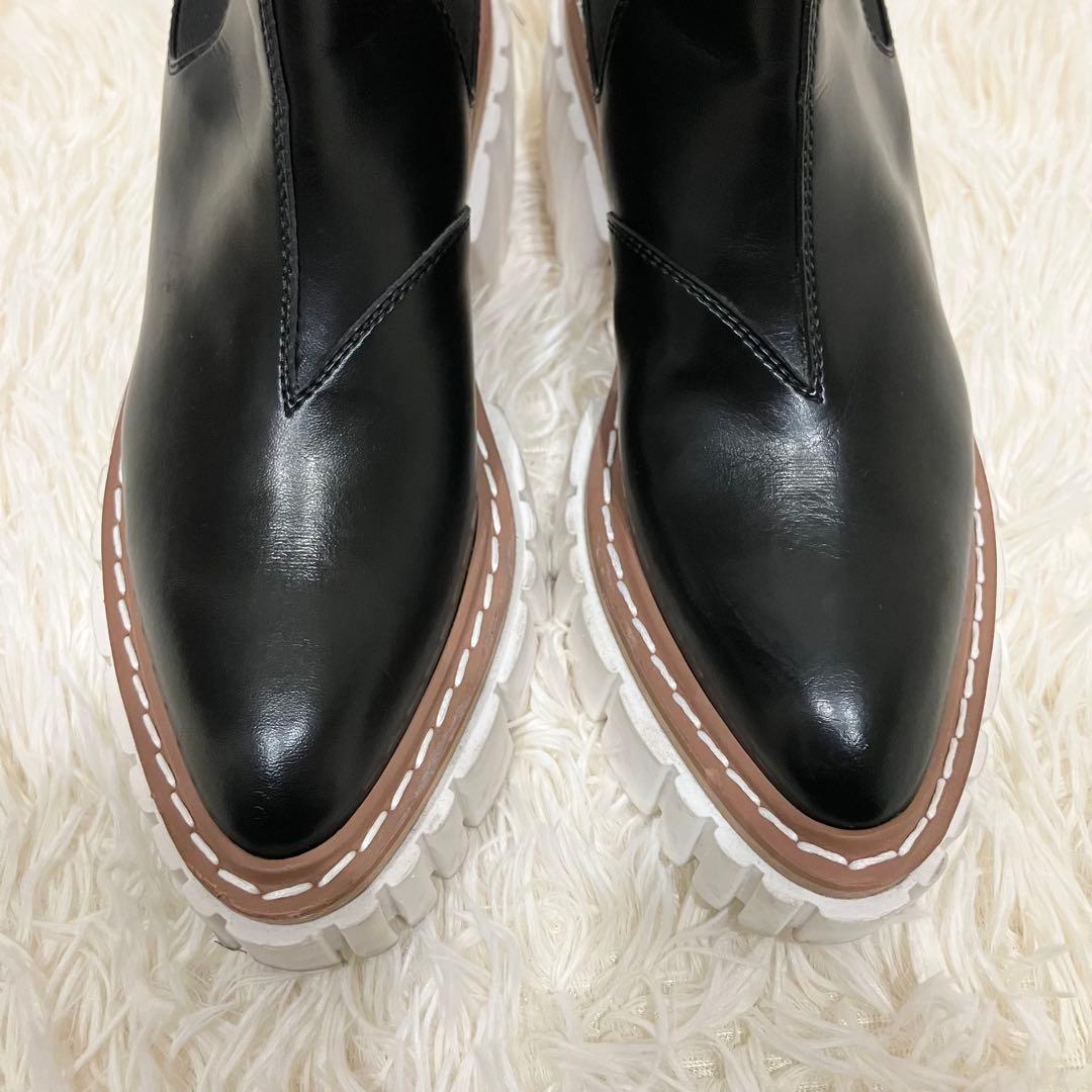 STELLA McCARTNEY エミリーブーツ　サイドゴア　23cm ブラック