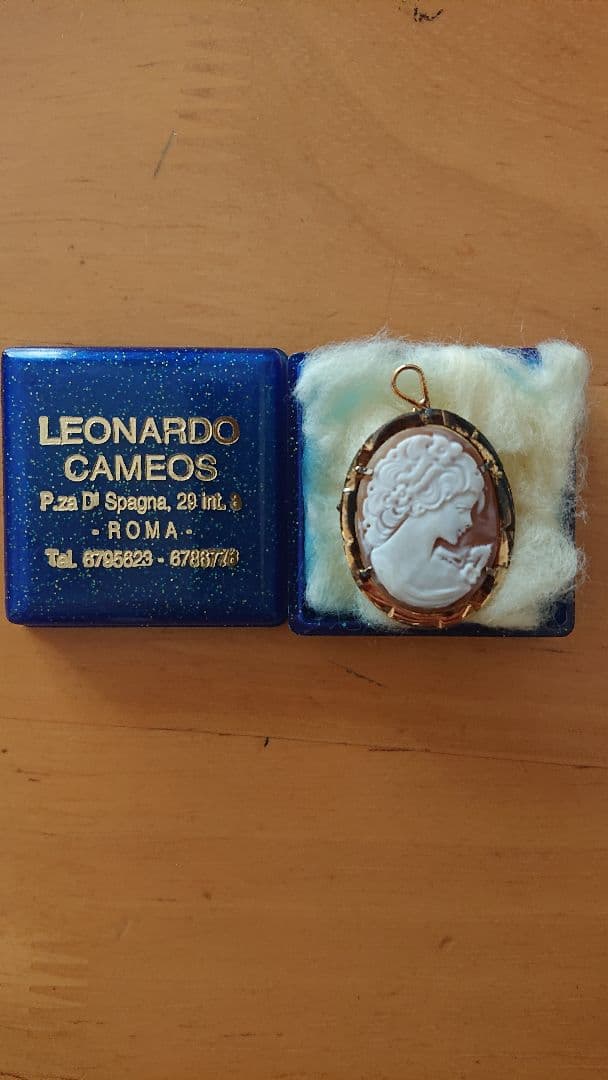 LEONARDO カメオブローチ 3個セット