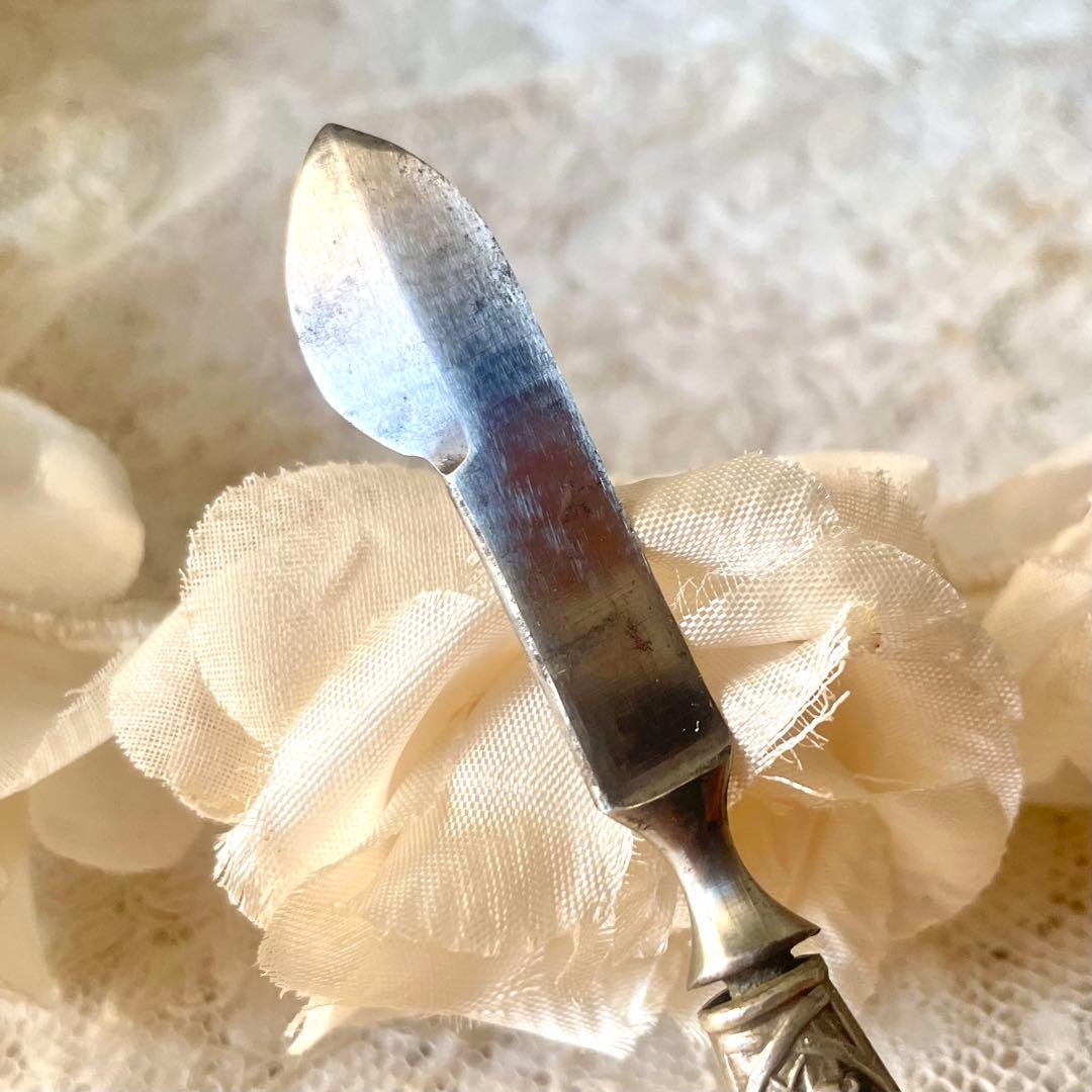 すずらんレリーフ　スクレーパー&レターオープナー　ミュゲ　フランスアンティーク