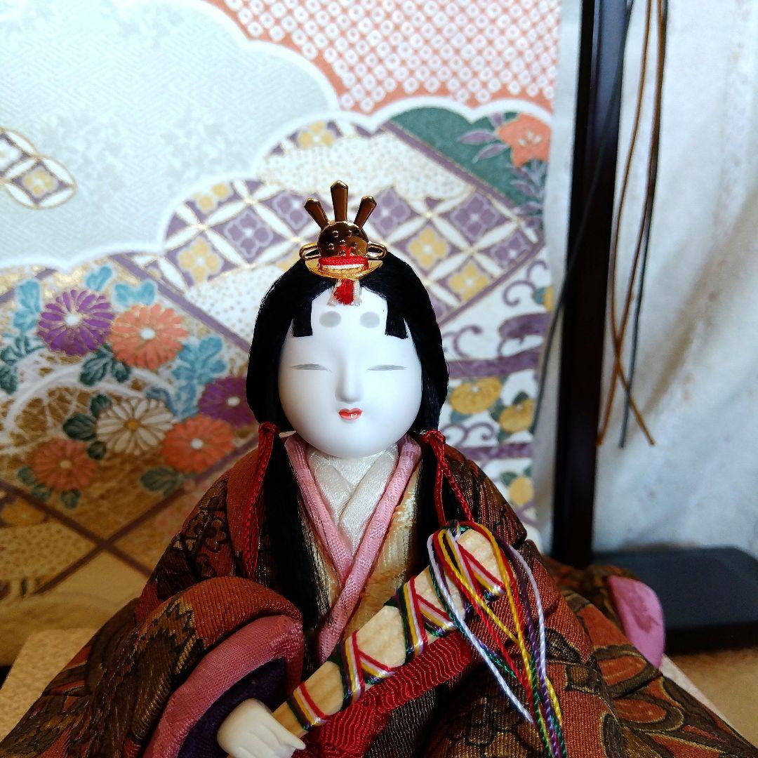 木目込雛人形　柿沼東光作　雛人形一式　杏