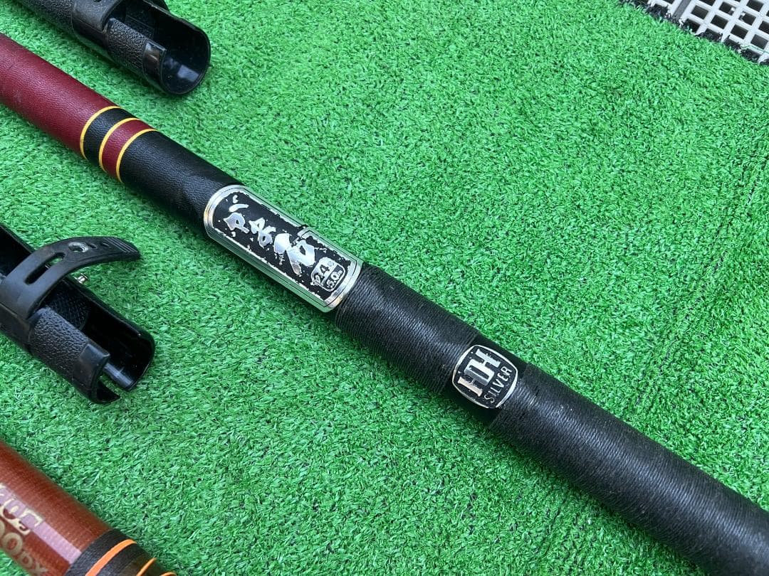 大*り様 磯竿・投げ竿 まとめ / がまかつ がま石 24号・HI-WAVE・サ