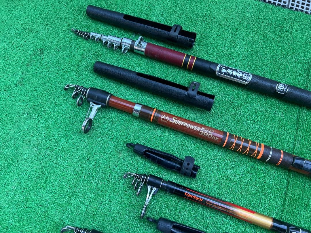 大*り様 磯竿・投げ竿 まとめ / がまかつ がま石 24号・HI-WAVE・サ