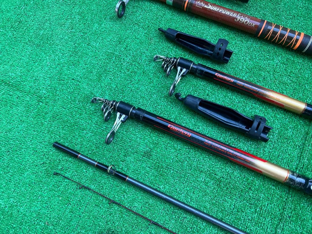 大*り様 磯竿・投げ竿 まとめ / がまかつ がま石 24号・HI-WAVE・サ