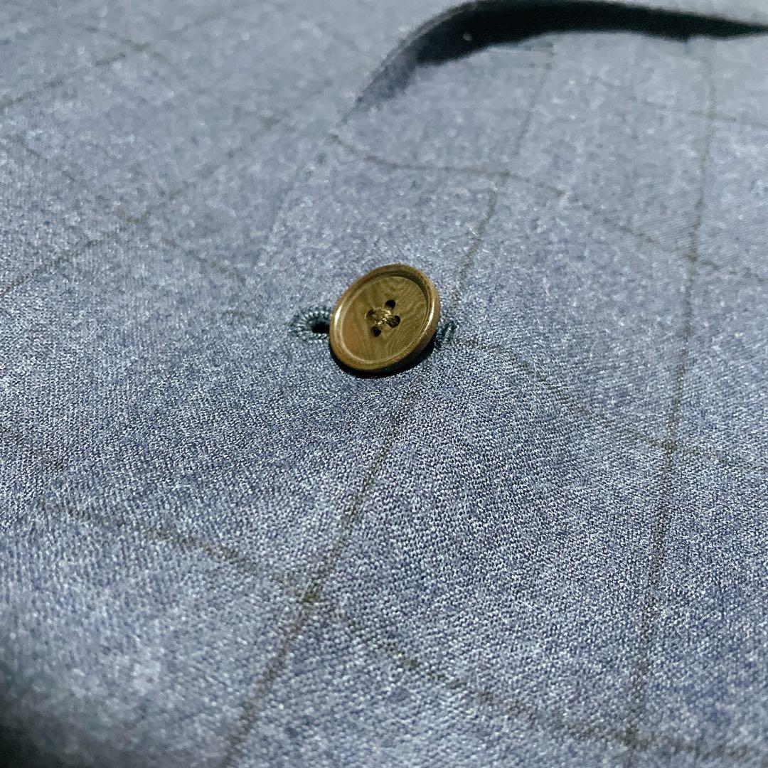 UNIVERSALLANGUAGE 未使用CANONICOネイビーチェックJK