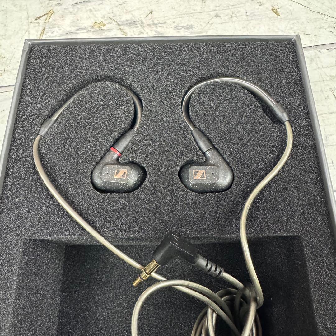 Sennheiser イヤホン 有線 IE 300 ブラック ケーブルセット