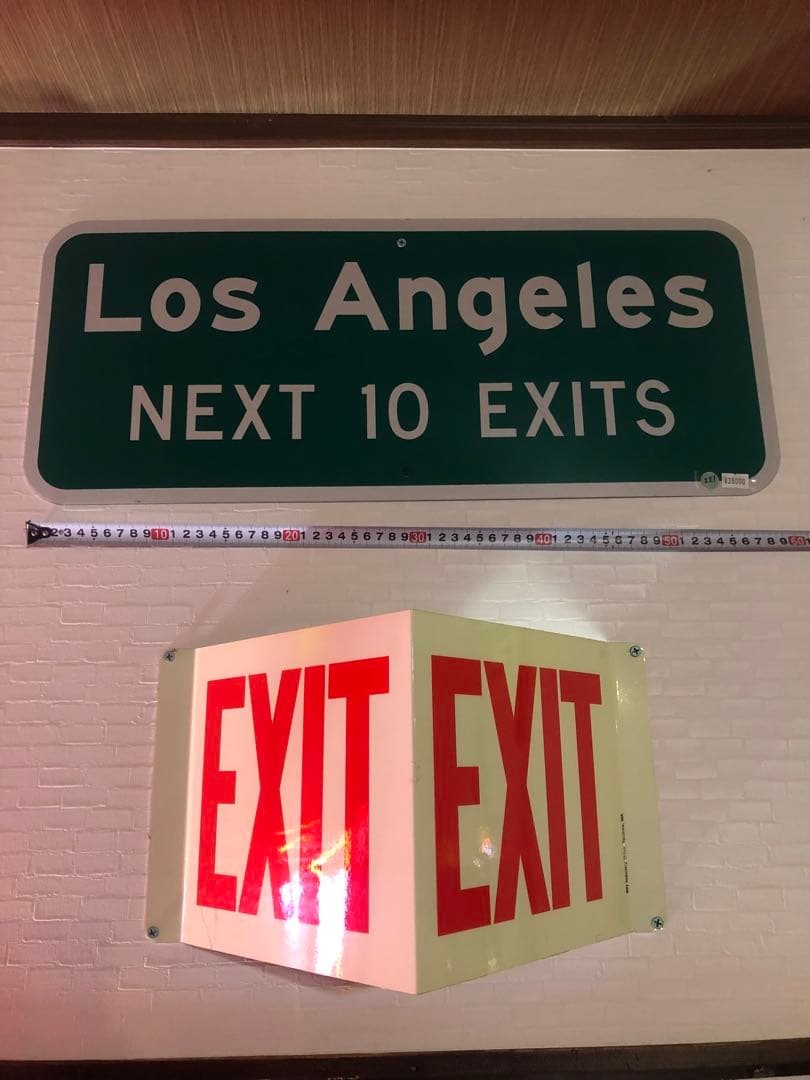 希少 LA ロサンゼルス 道路標識 看板