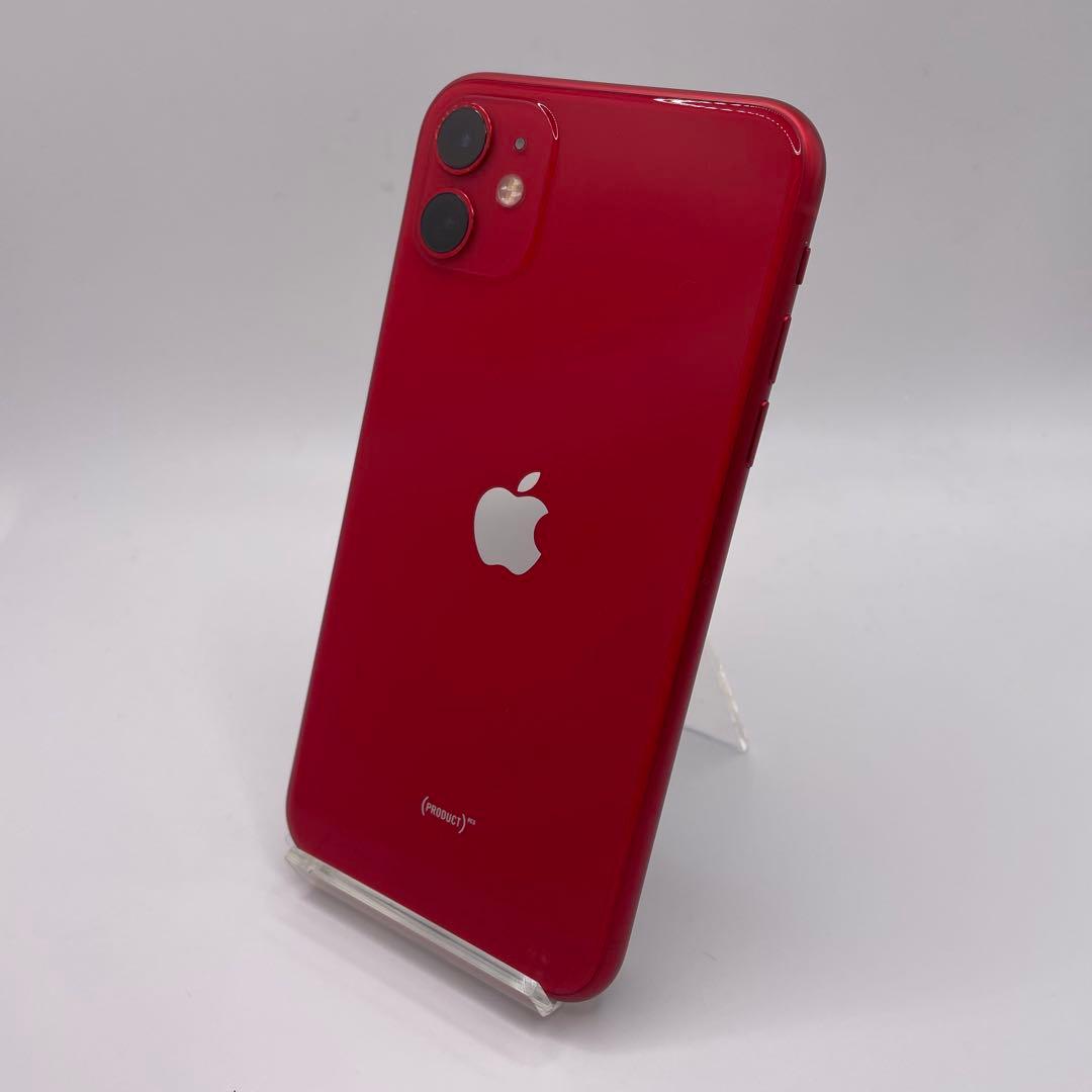 Apple iPhone 11 64GB Red バッテリー最大容量100%