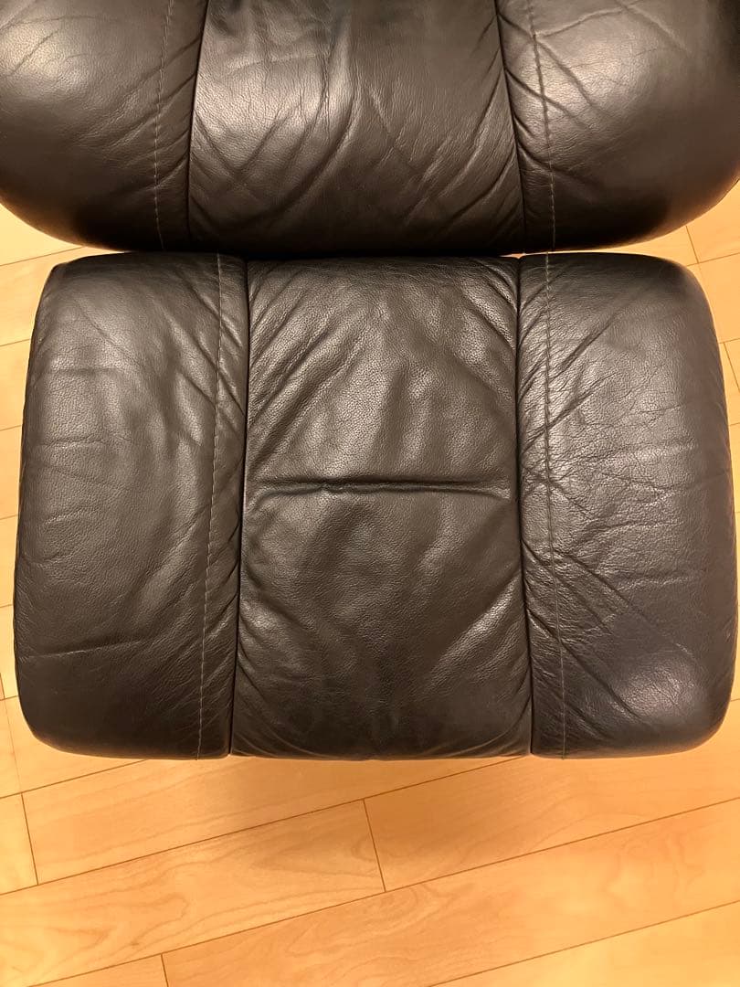 エコーネス レザーリクライニングチェア オットマン セット EKORNES