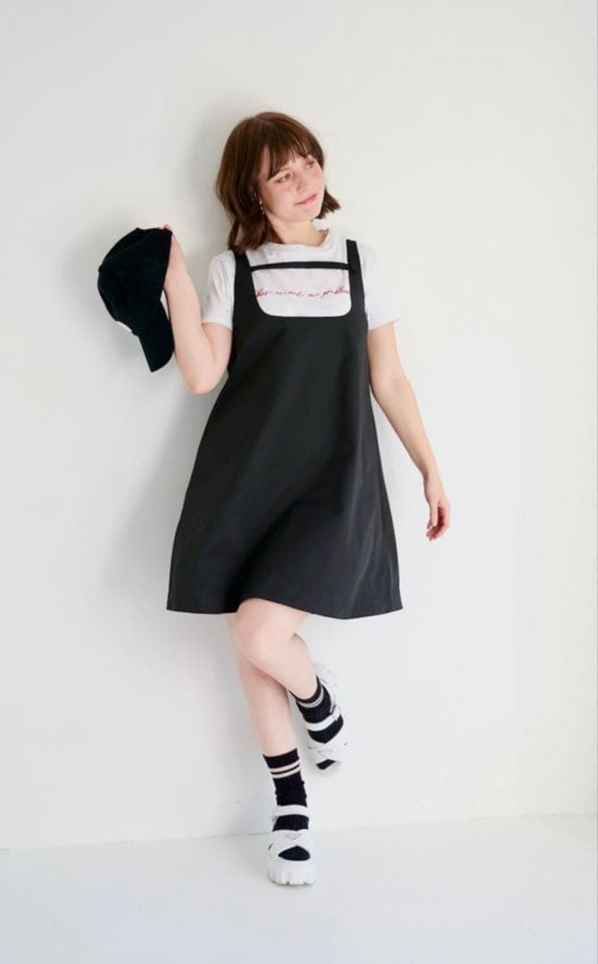 OBLI♡Uラインジャンパーワンピース