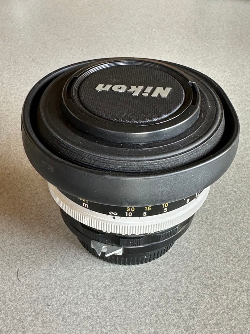 Nikon F2 Photomic 55mm F1.2、説明書、牛革製純正ケース