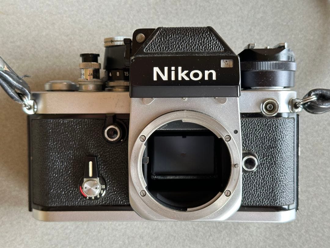 Nikon F2 Photomic 55mm F1.2、説明書、牛革製純正ケース