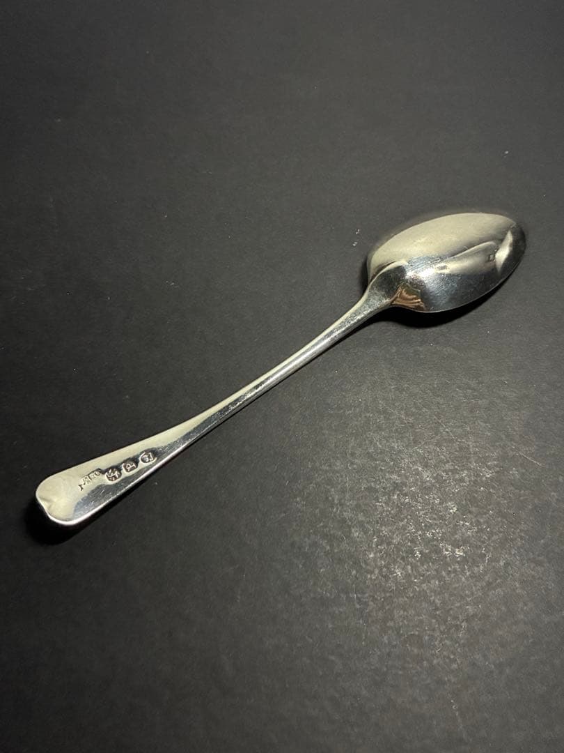 英国アンティーク 1810年 ジョージアン 純銀 ティースプーン ロンドン製
