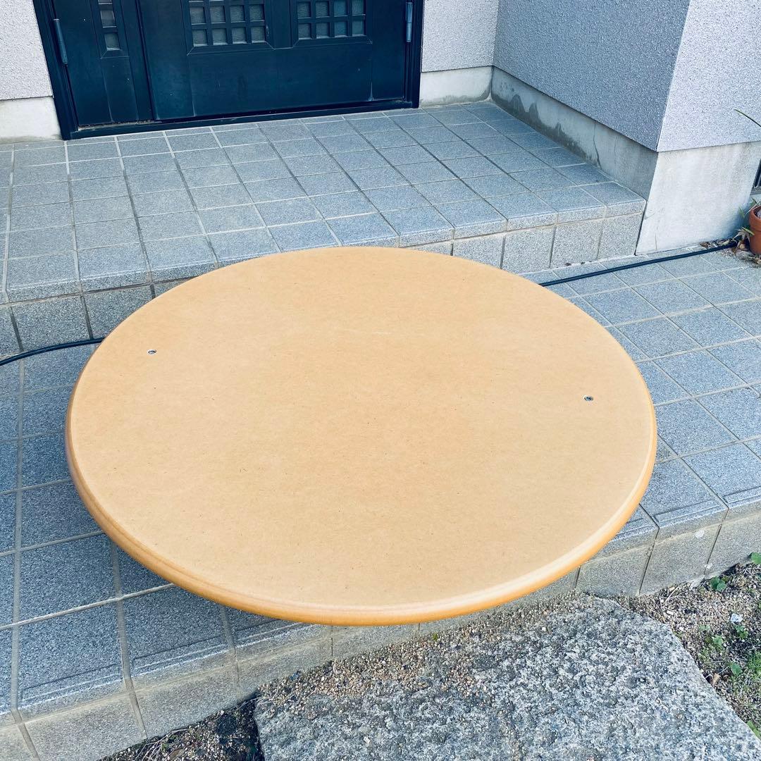 こたつ天板90丸ナラ節入り日本製・アウトレット