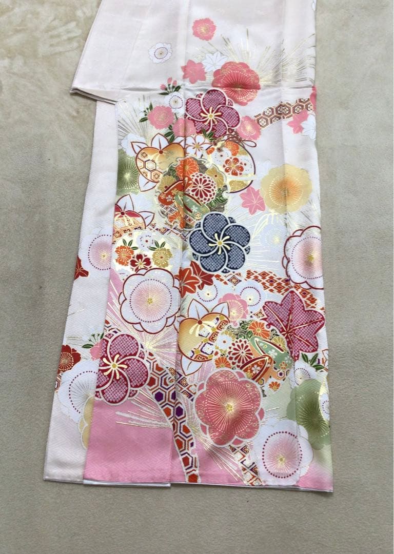 最安値中❗️早い者勝ち❗️お仕立て上り　振袖　正絹　美品　長襦袢サービス付き