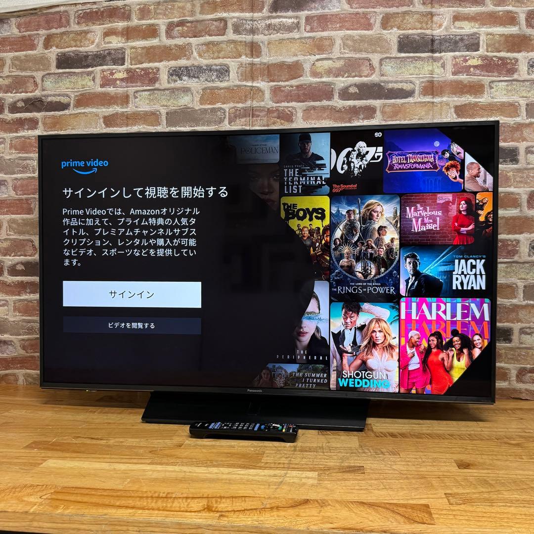 パナソニック 43V型 4K 液晶テレビ VIERA TH-43FX750