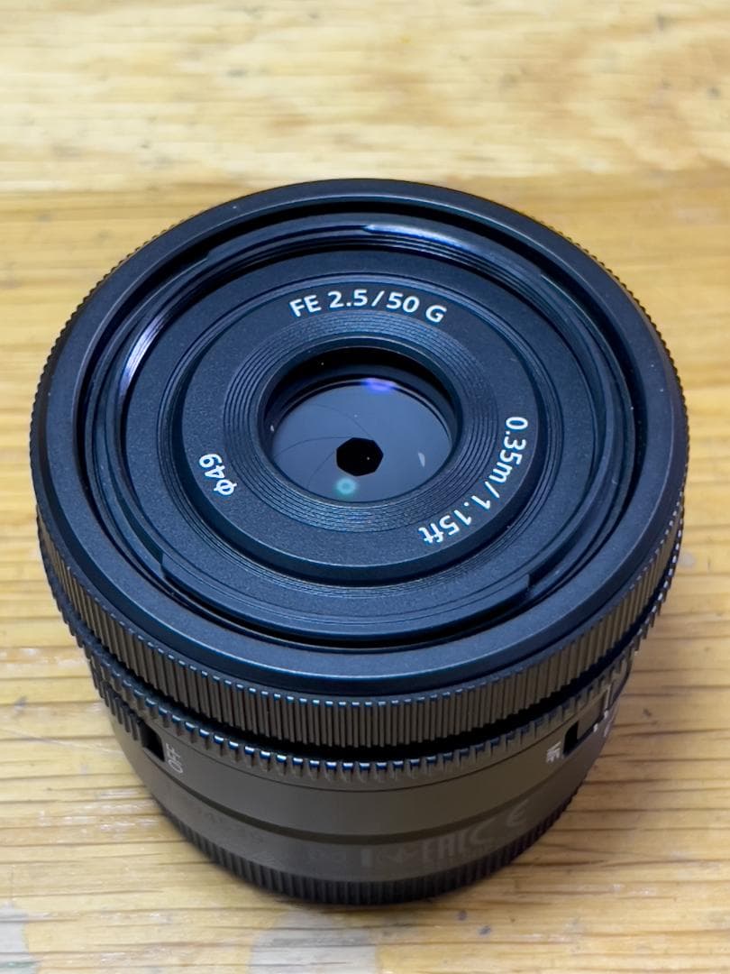 sony ソニー　単焦点レンズ　FE 50mm F2.5 G　中古美品