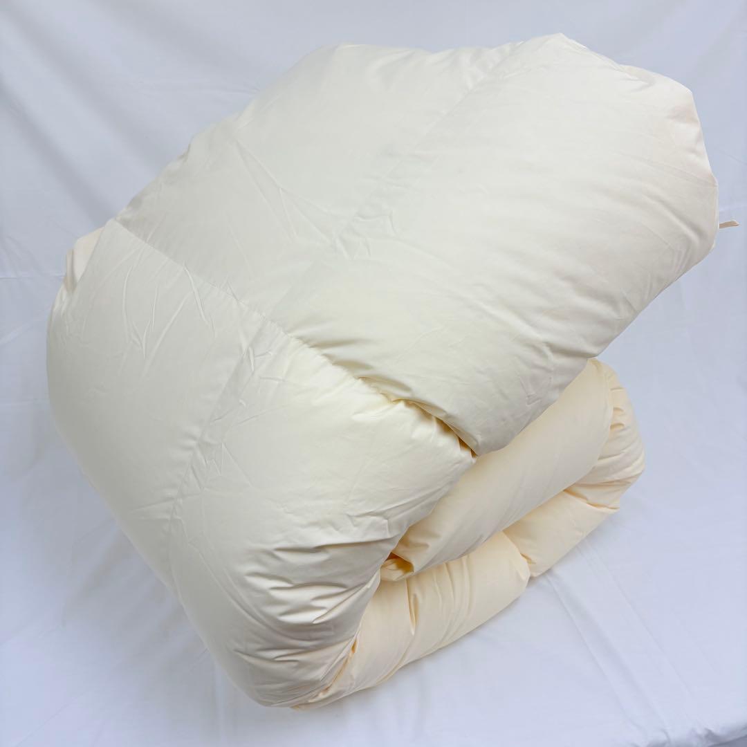 羽毛布団 ポーランド ホワイトマザーグース 生成り S×2 SD×1