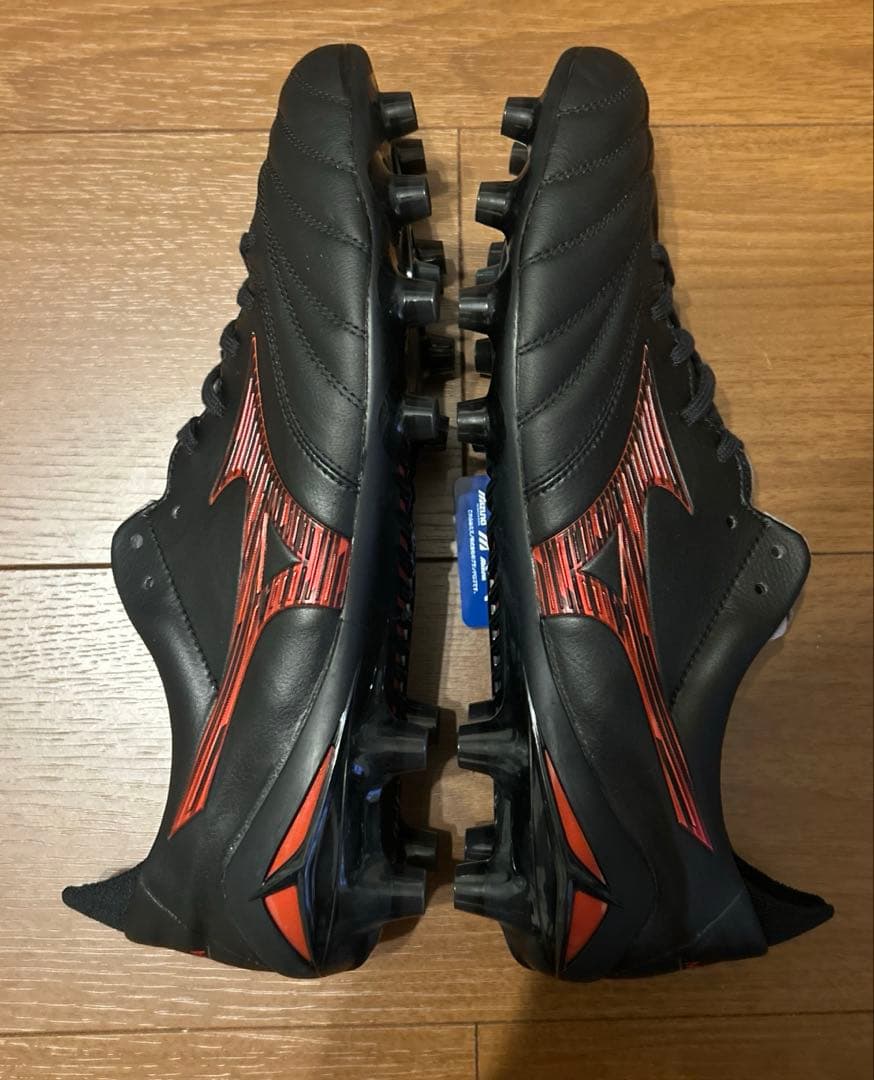 【新品未使用】MIZUNO MORELIA NEO Ⅳ JAPAN ミズノ赤黒②