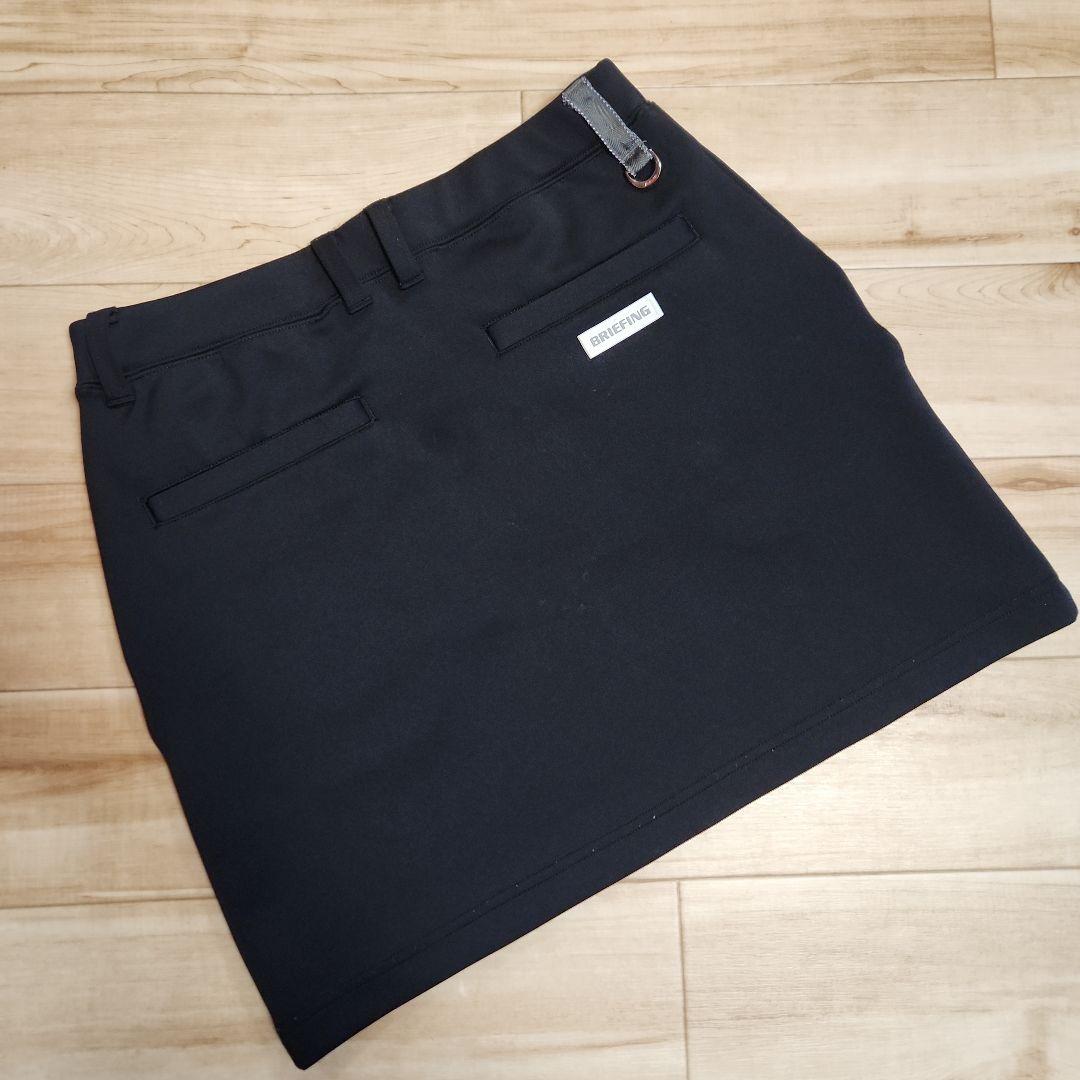 美品✦BRIEFING✦3D LOGO スカート✦ ブラック✦ S