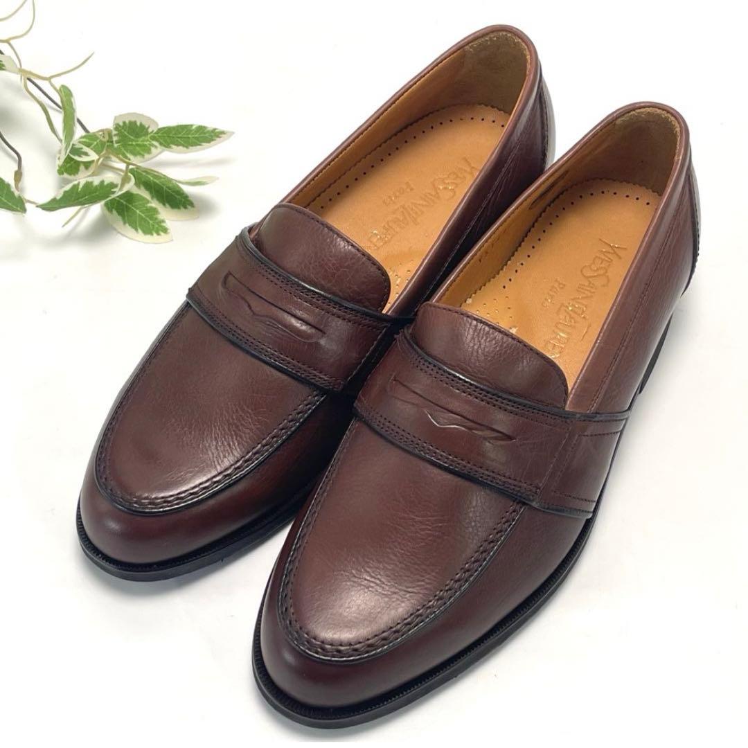 セール価格 YVES SAINT LAURENT ローファー ブラウン