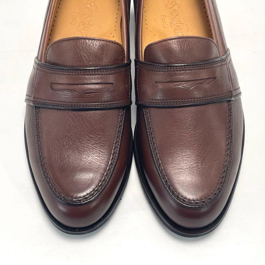 セール価格 YVES SAINT LAURENT ローファー ブラウン