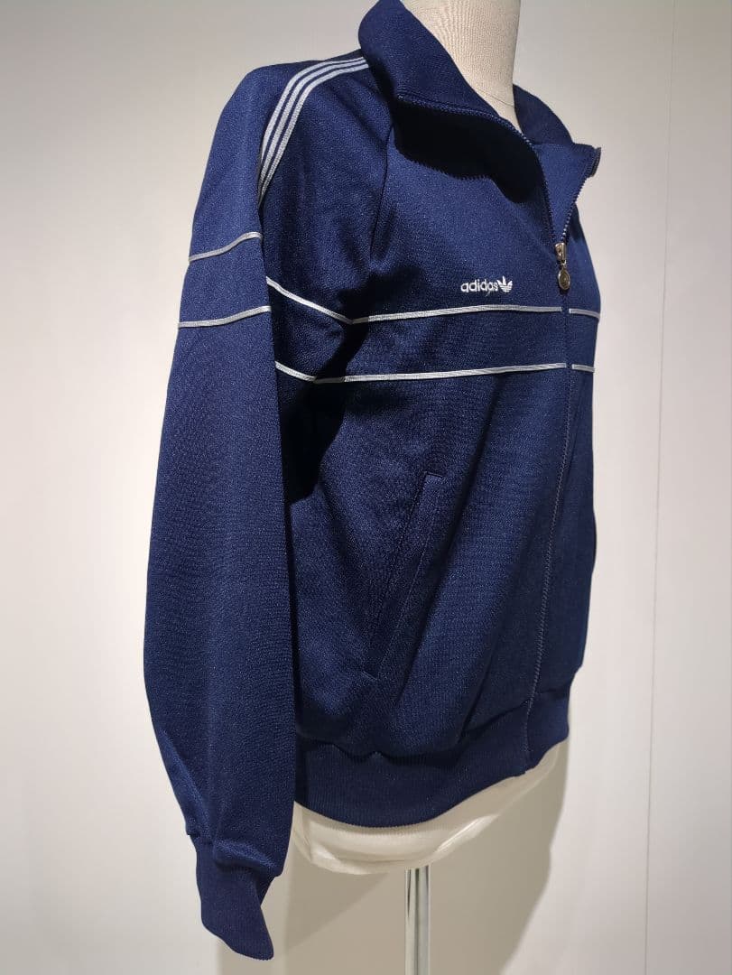 ヴィンテージ　ADIDAS トラックジャケット ネイビー サイズ　S