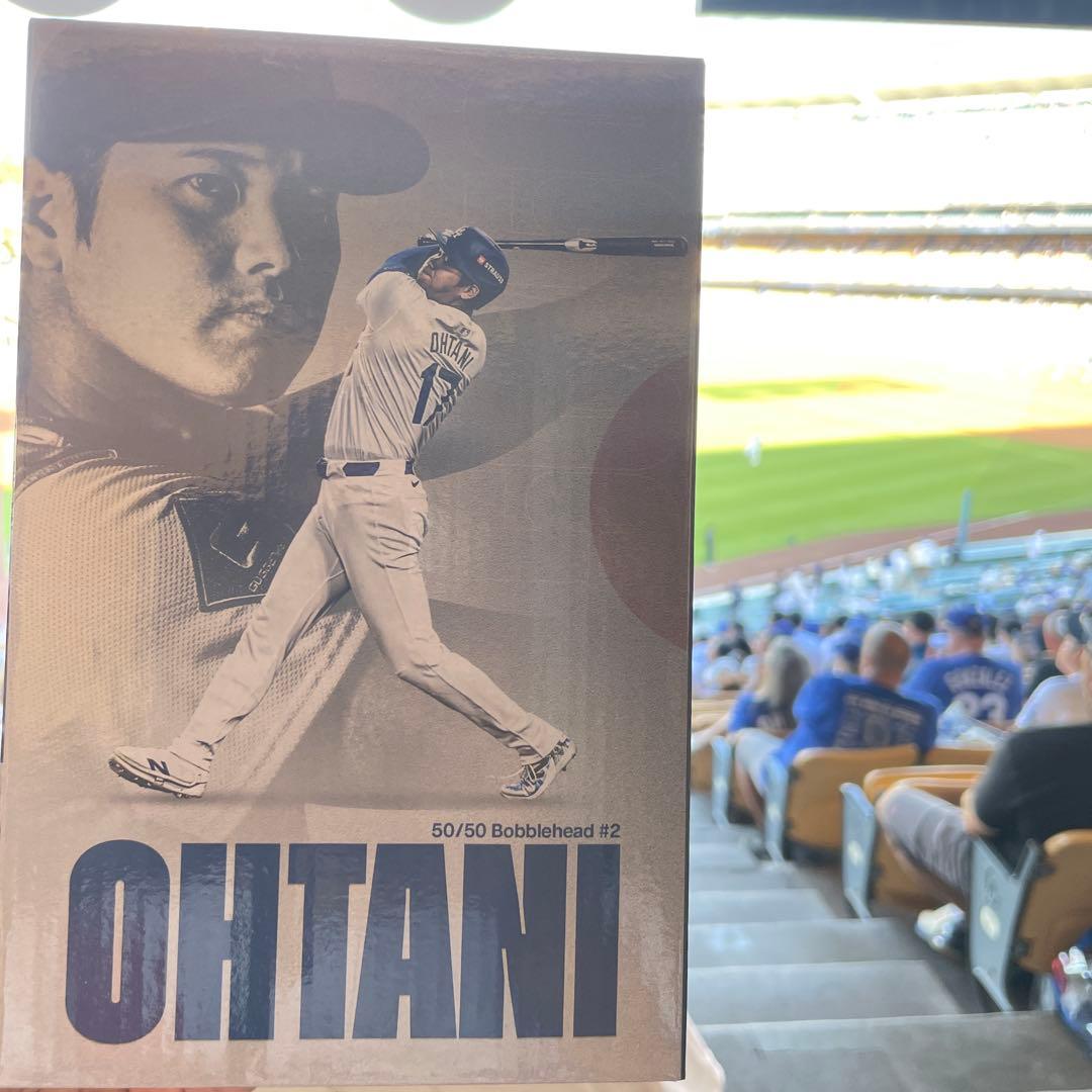 大谷翔平　ボブルヘッド　8月27日先発での限定配布